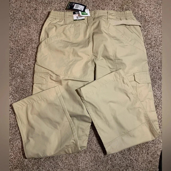 5.11 Women's Taclite Pro Pant Khaki size 16 - Picture 5 of 8